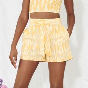 Saylor Anthropologie Tie Waist Shorts